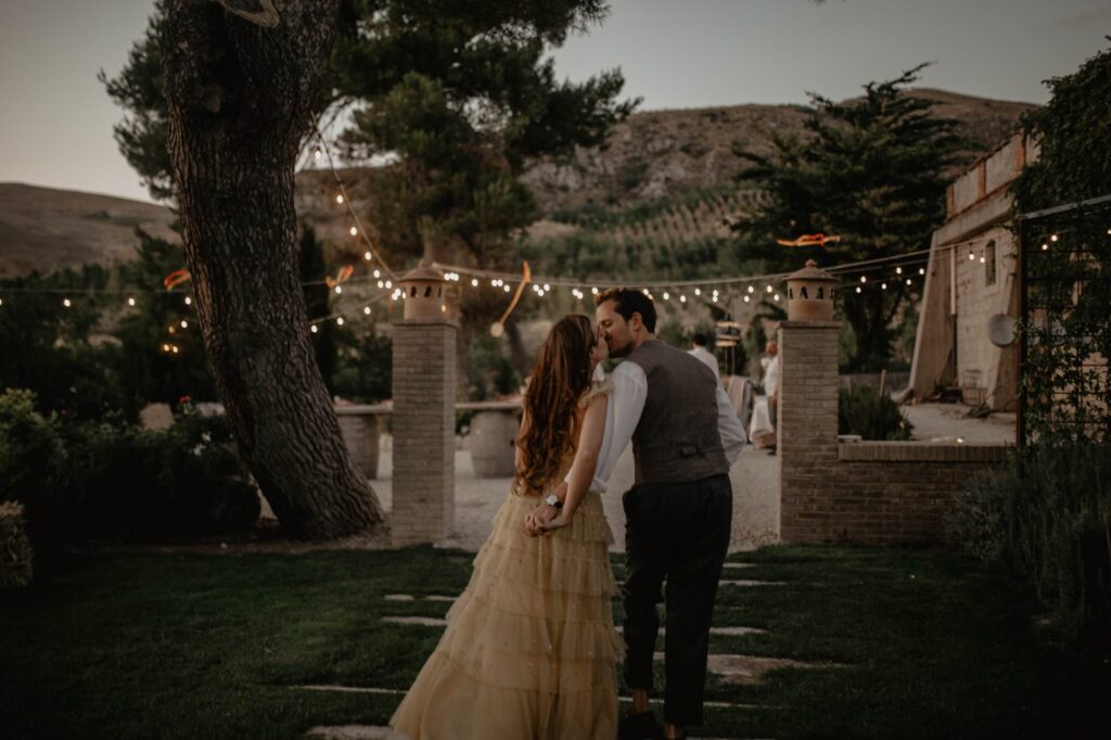 green wedding in italy