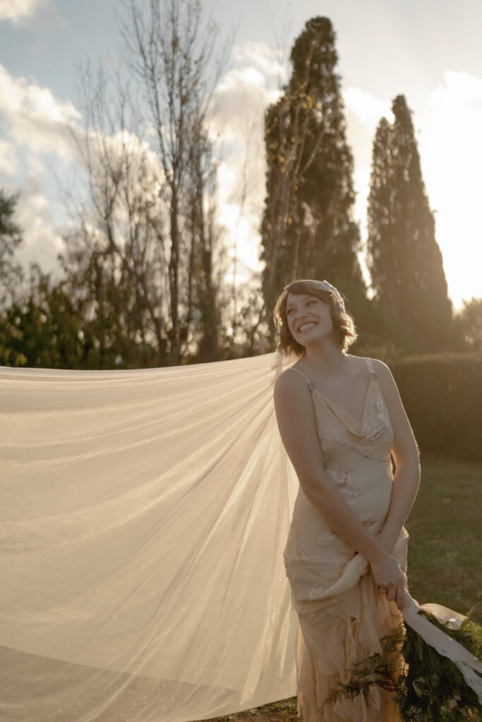 56.intimate chic wedding tuscany warm tones Federica Cavicchi
